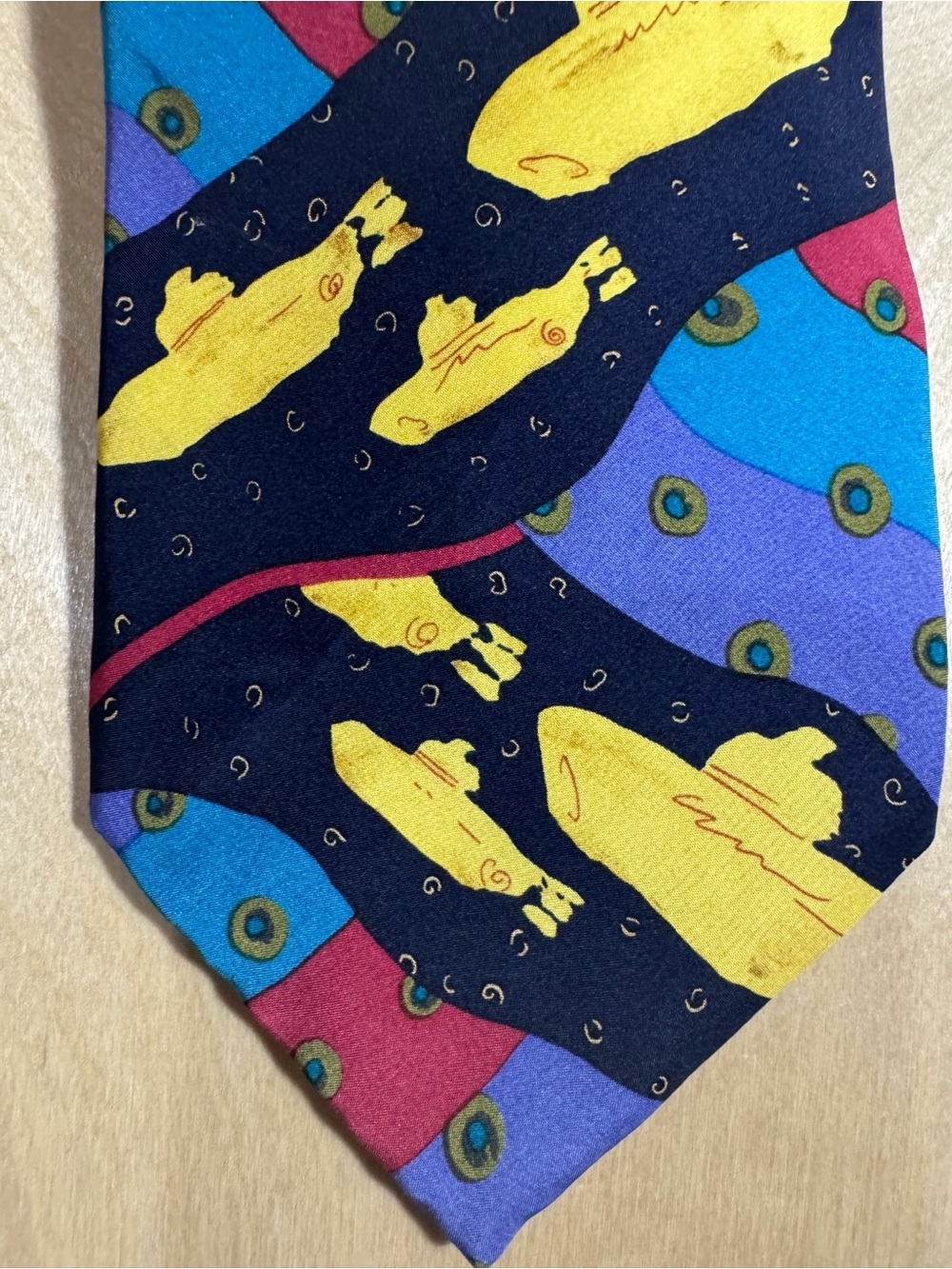 Beatles Yellow Submarine 100% Silk Tie